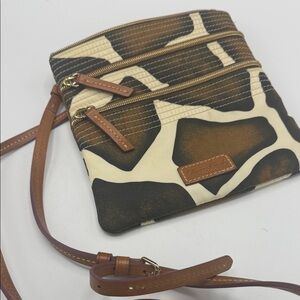 Dooney & Bourke Giraffe Print Crossbody Bag